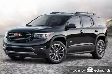 Insurance rates GMC Acadia in Lincoln