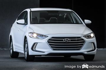 Insurance rates Hyundai Elantra in Lincoln