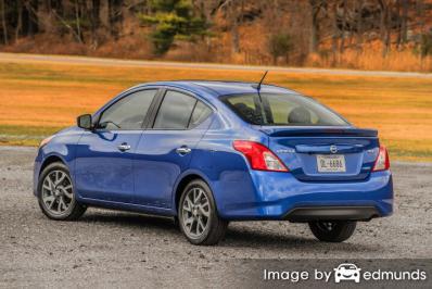 Insurance rates Nissan Versa in Lincoln