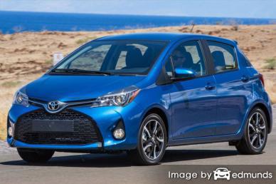 Insurance rates Toyota Yaris in Lincoln